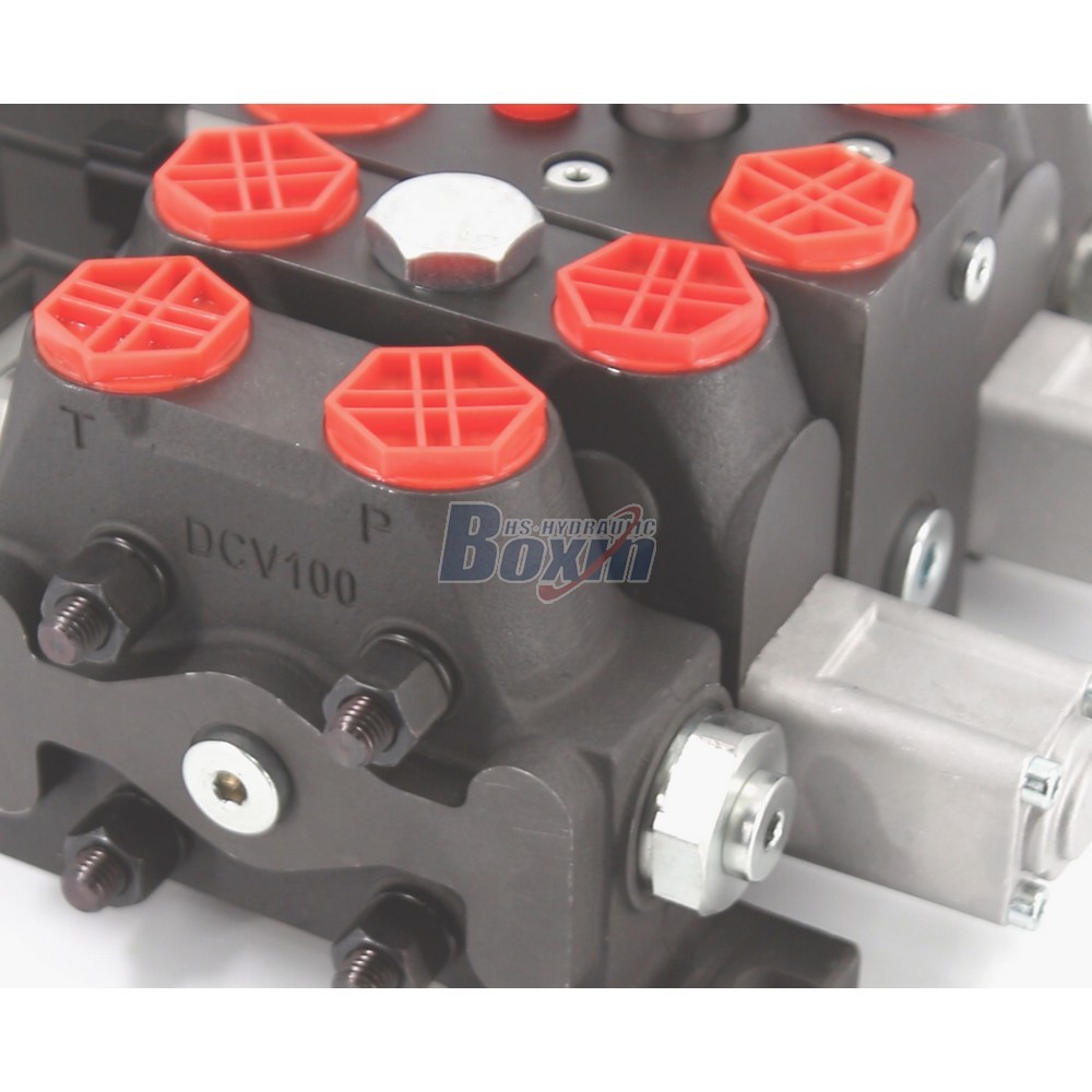 Reliable DCV100EMA-YT-JYT-J-K Electric Motor 2 Spool Hydraulic Directional Valve detail image